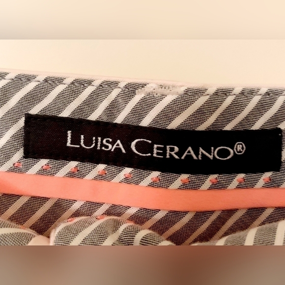 Luisa Cerano Straight-leg Flare Luxury Pale Pink Trousers Sz 42 (12) NWT - Picture 4 of 5